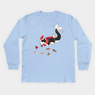 7 Fish Catfish Kids Long Sleeve T-Shirt